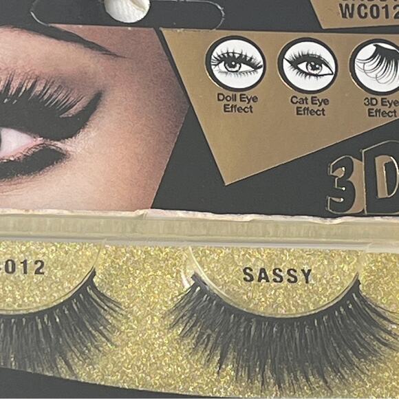 EBIN NEW YORK  Wild Cat Strip Cat Eye  3D Makeup Beauty  Lash Extension SASSY - Picture 7 of 8